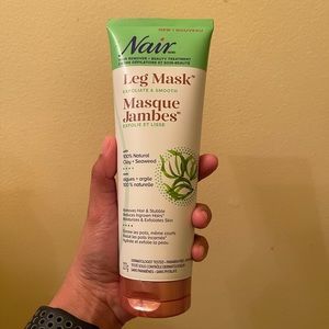 Leg mask hair removal